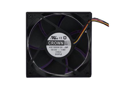 Picture of CROWN AGC12025B12M Server-Square Fan AGC12025B12M, -J29P