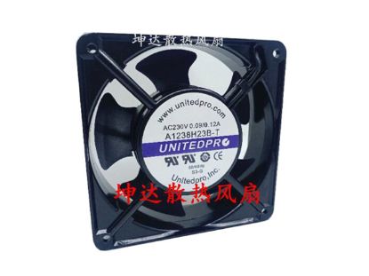 Picture of UNITEDPRO A1238H23B-T Server-Square Fan A1238H23B-T