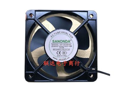 Picture of SANONDA KF13538HSL Server-Square Fan KF13538HSL