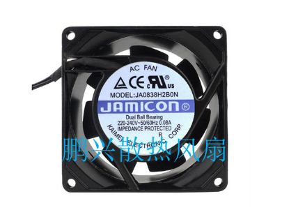 Picture of Jamicon JA0838H2B0N Server-Square Fan JA0838H2B0N