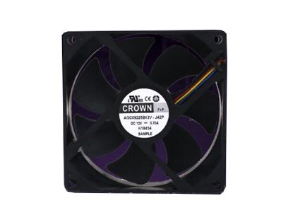 Picture of CROWN AGC09225B12V Server-Square Fan AGC09225B12V, -J42P