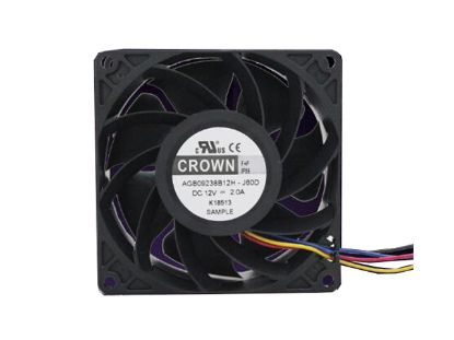 Picture of CROWN AGB09238B12H Server-Square Fan AGB09238B12H, -J60D
