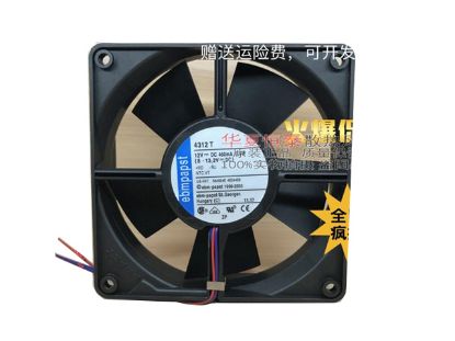 Picture of ebm-papst 4312 T Server-Square Fan 4312 T