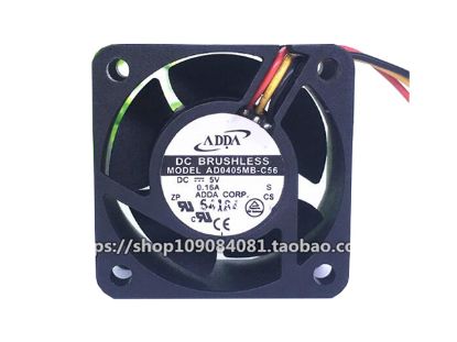 Picture of ADDA AD0405MB-C56 Server-Square Fan AD0405MB-C56, S
