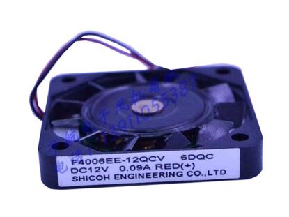 Picture of SHICOH FD006EE-12QCV Server-Square Fan FD006EE-12QCV, 6DQC