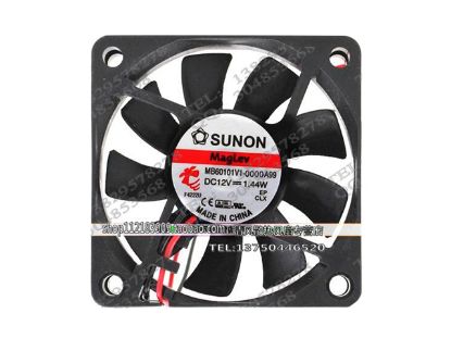 Picture of SUNON MB60101V1-0000-A99 Server-Square Fan MB60101V1-0000-A99