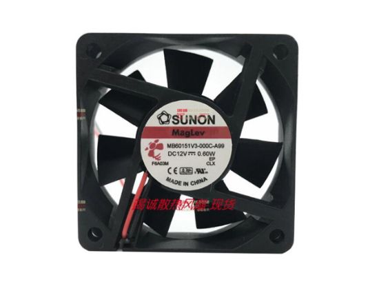 Picture of SUNON MB60151V3-000C-A99 Server-Square Fan MB60151V3-000C-A99
