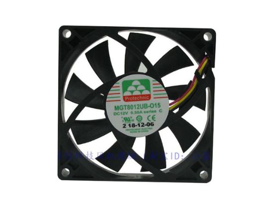 Picture of Protechnic Magic MGT8012UB-O15 Server-Square Fan MGT8012UB-O15, C
