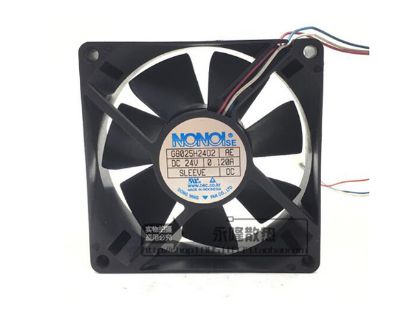 Picture of NONOISE G8025H24D2 Server-Square Fan G8025H24D2, AE