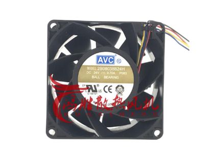 Picture of AVC 2B08038B24H Server-Square Fan 2B08038B24H, P083