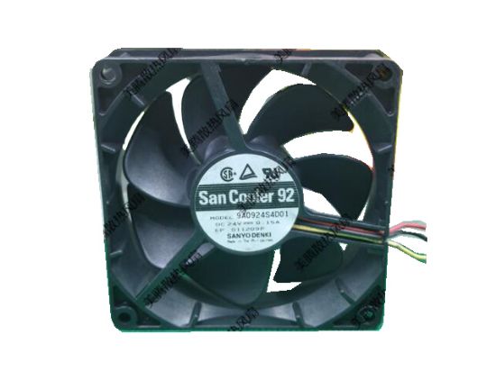 Picture of Sanyo Denki 9A0924S4D01 Server-Square Fan 9A0924S4D01