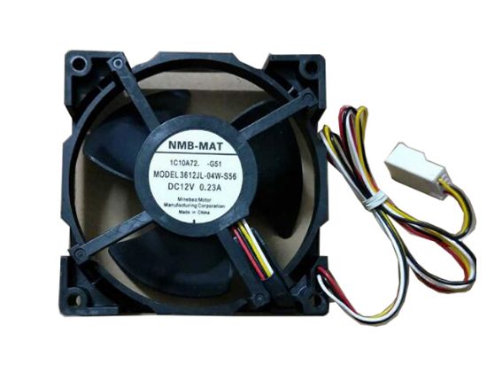 Picture of NMB-MAT / Minebea 3612JL-04W-S56 Server-Square Fan 3612JL-04W-S56, -G51