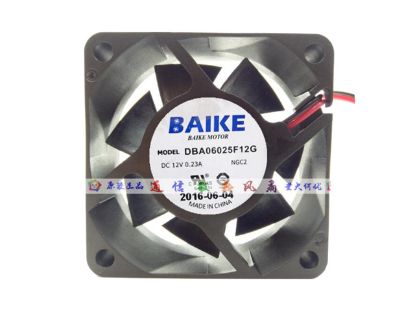 Picture of BAIKE DBA06025F12G Server-Square Fan DBA06025F12G