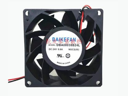 Picture of BAIKE DBA08038B24L Server-Square Fan DBA08038B24L