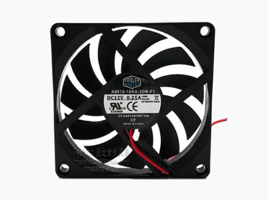 Picture of Cooler Master A8010-18RA-3DH-F1 Server-Square Fan A8010-18RA-3DH-F1, DF0801005RFHN