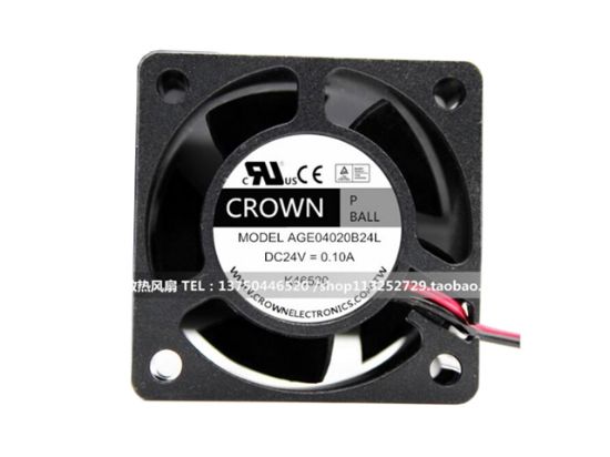 Picture of CROWN AGE04020B24L Server-Square Fan AGE04020B24L