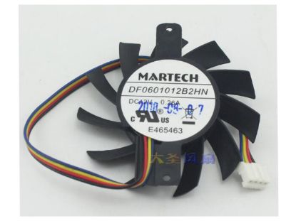 Picture of MARTECN DF0601012B2HN Server-Frameless / GPU Fan DF0601012B2HN, Black
