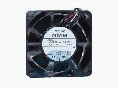 Picture of NMB-MAT / Minebea 06025MA-12Q-FL Server-Square Fan 06025MA-12Q-FL, 03