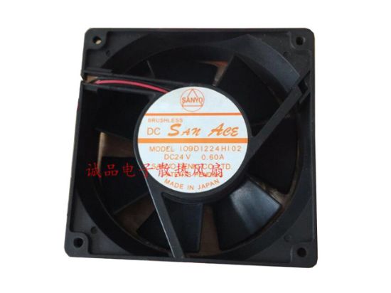 Picture of Sanyo Denki 109D1224H102 Server-Square Fan 109D1224H102