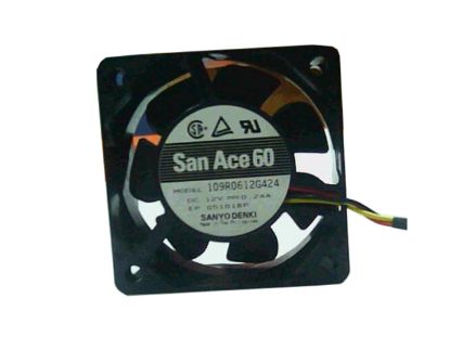 Picture of Sanyo Denki 109R0612G424 Server-Square Fan 109R0612G424