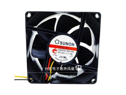 SUNON EE80252B2-000U-AB9 24V 1.40W 80*80*25MM 2-pin inverter fan 