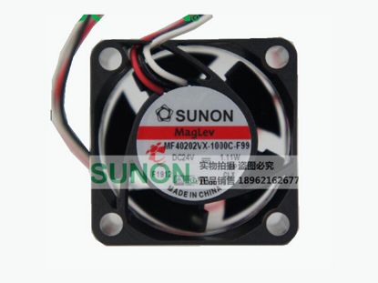 Picture of SUNON MF40202VX-1000C-F99 Server-Square Fan MF40202VX-1000C-F99