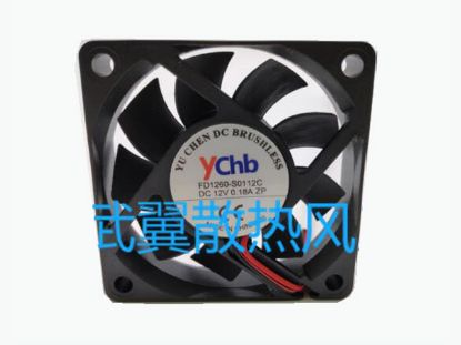 Picture of Ychb / Yu Chen FD1260-S0112C Server-Square Fan FD1260-S0112C