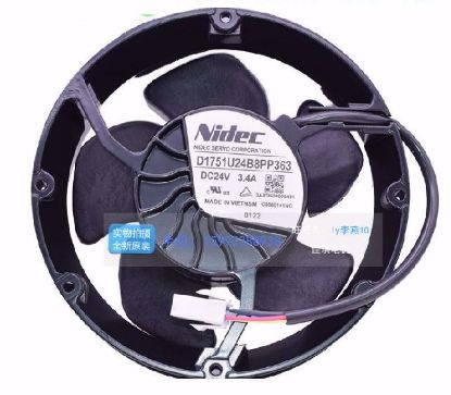 Nidec D1751U24B8PP366 DC24V 3.4A 4-wire cooling fan 