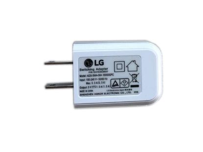 Picture of LG Common Item (LG) AC Adapter 5V-12V ADS-5MA-06A, EAY62628607, While