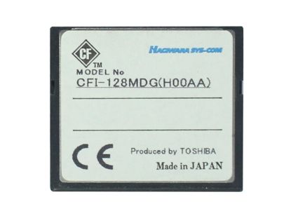 Picture of Toshiba CFI-128MDG Card-CompactFlash I CFI-128MDG