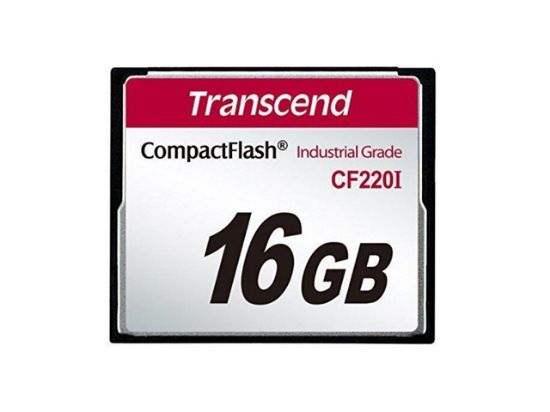 Picture of Transcend TS16GCF220I Card-CompactFlash I TS16GCF220I, 40MB/s