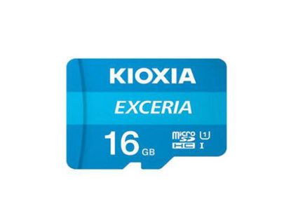 Picture of Kioxia LMEX1L016GC4 Card-microSDHC LMEX1L016GC4, 100MB/s