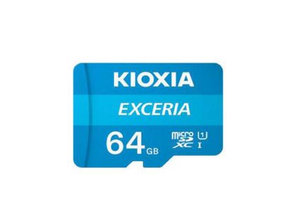Picture of Kioxia LMEX1L064GC4 Card-microSDXC LMEX1L064GC4, 100MB/s