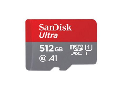 Picture of SanDisk SDSQUAR Card-microSDXC SDSQUAR-512G-ZN3MN, 100MB/s