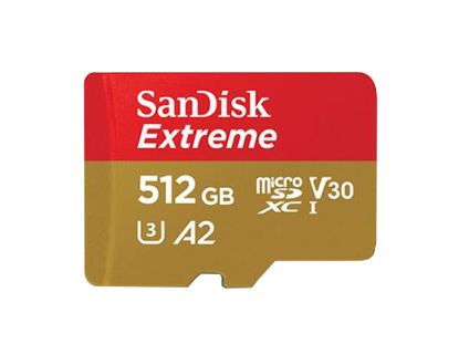 Picture of SanDisk SDSQXA1 Card-microSDXC SDSQXA1-512G-ZN6MA, 160MB/s