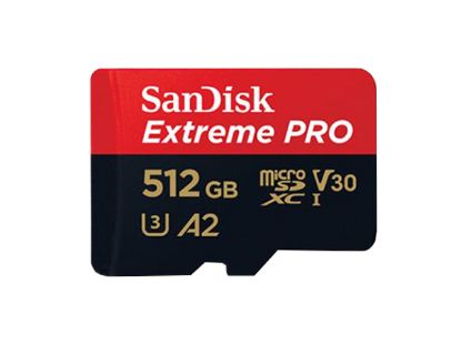 Picture of SanDisk SDSQXCZ Card-microSDXC SDSQXCZ-512G-ZN6MA, 170MB/s