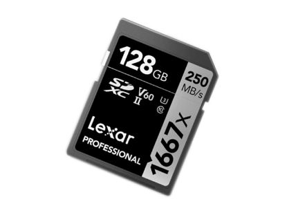 Picture of LEXAR LSD128CB1667 Card-Secure Digital XC LSD128CB1667, 250MB/s