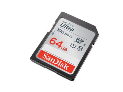Picture of SanDisk SDSDUNC Card-Secure Digital XC SDSDUNC-064G-ZN6IN, 100MB/s