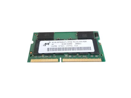 Picture of Micron MT16LSDF6464HY-13ED2 Laptop SD RAM 133MHz MT16LSDF6464HY-13ED2