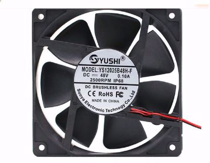 Yushi YS12025B48H-F YS-12025-48010-2W, IP68 Waterproof				