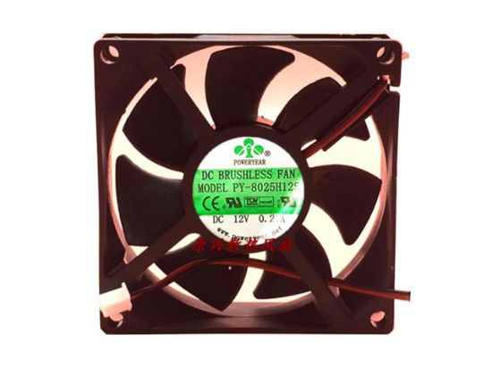 Picture of POWER YEAR PY-8025H12S Server-Square Fan PY-8025H12S