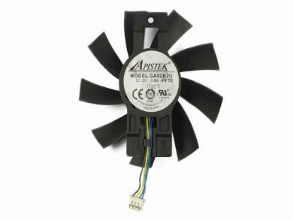 GA92B2U, -PFTE, Black