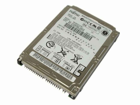 Picture of Fujitsu MHR2010AT HDD 2.5" IDE 6GB-10GB 10GB, 2.5" IDE, 4,200rpm, 2M