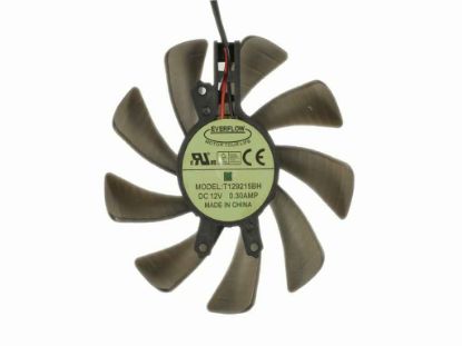 Picture of Everflow T129215BH Server - Frameless / GPU Fan DC 12V 0.30A, D 95mm C 39mm, dark, w60x2x2