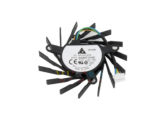 Picture of Delta Electronics BSB0712HD Server - Frameless / GPU Fan -8F60, 12V 0.33A, dia73, ctc53x47x36, w60x4x4