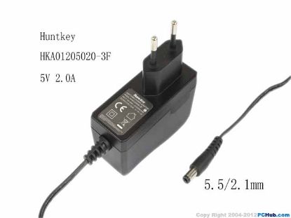 Picture of Huntkey HKA01205020-3F AC Adapter 5V-12V
