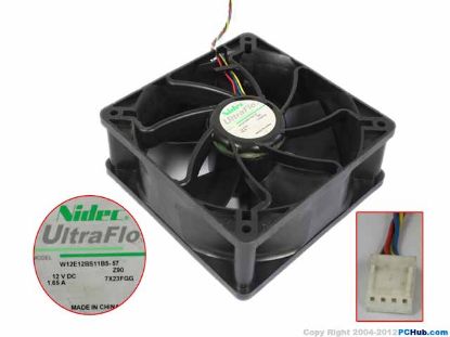 Picture of Nidec W12E12BS11B5-57 Server-Square Fan W12E12BS11B5-57, Z90