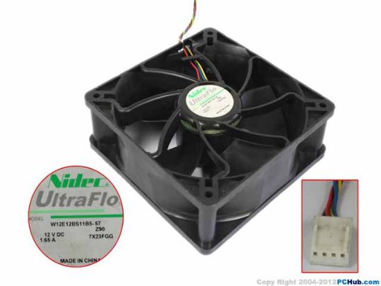 Picture of Nidec W12E12BS11B5-57 Server-Square Fan W12E12BS11B5-57, Z90