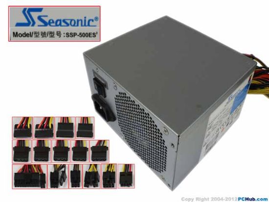 Picture of Seasonic  SSP-500ES Server - Power Supply 550W, SSP-500ES， New