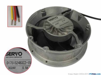 Picture of Japan Servo D1751S24B3ZZ-15 Server-Round Fan D1751S24B3ZZ-15
